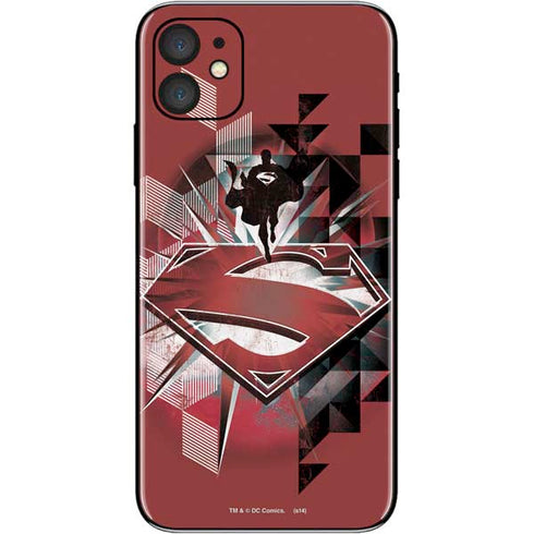 DC Comics Superman Red Pattern iPhone 11 Skin